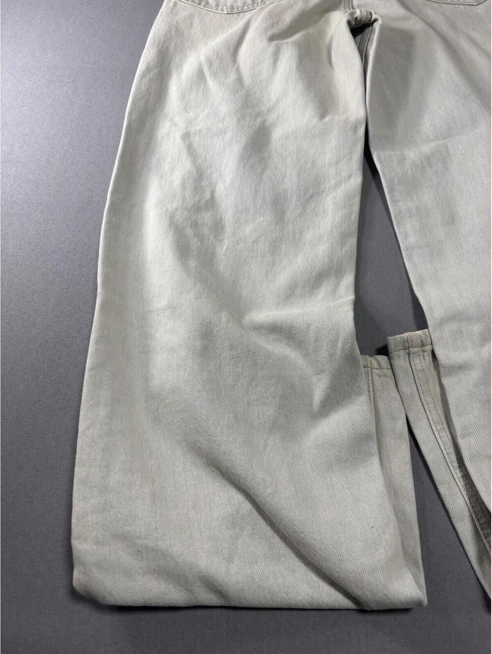 ZARA Denim Jeans Women's Size 2 White Zip Fly Mid Rise - Picture 14 of 14